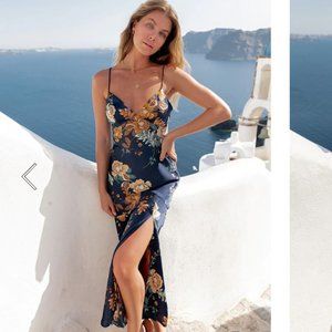 FortunateOne: Give Me A Dream Dress Navy NWT Medium